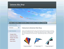 Tablet Screenshot of extreme-kiteshop.com